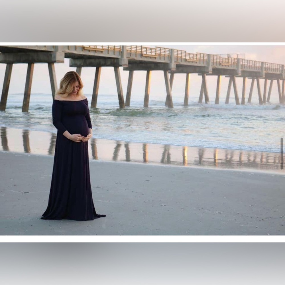Pink Blush Maternity Dress